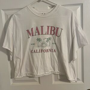 Malibu cropped t shirt